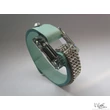  Nagy kocka Swarovski köves bőr karkötő