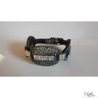  Kisnyolcas Swarovski köves bőr karkötő