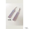 3X14 AB Swarovski® köves bőr fülbevaló