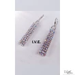 3X14 AB Swarovski® köves bőr fülbevaló
