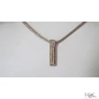 2 soros Swarovski köves rövid bőr nyaklánc