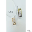 Kis táblás FEHÉR Swarovski® ékköves csatos vékony bőr karpántos szett