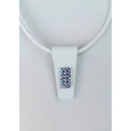 3X6 AB Swarovski® köves " Pille" bőr nyaklánc