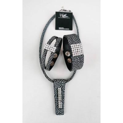 3 részes Swarovski köves Rája mintás PILLE szett 